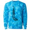 Unisex Midweight Tie-Dyed Crewneck Sweatshirt Thumbnail
