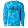 Unisex Midweight Tie-Dyed Crewneck Sweatshirt Thumbnail