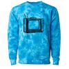Unisex Midweight Tie-Dyed Crewneck Sweatshirt Thumbnail
