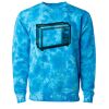 Unisex Midweight Tie-Dyed Crewneck Sweatshirt Thumbnail