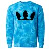 Unisex Midweight Tie-Dyed Crewneck Sweatshirt Thumbnail