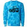 Unisex Midweight Tie-Dyed Crewneck Sweatshirt Thumbnail