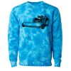 Unisex Midweight Tie-Dyed Crewneck Sweatshirt Thumbnail