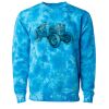 Unisex Midweight Tie-Dyed Crewneck Sweatshirt Thumbnail
