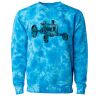 Unisex Midweight Tie-Dyed Crewneck Sweatshirt Thumbnail