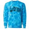 Unisex Midweight Tie-Dyed Crewneck Sweatshirt Thumbnail