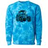 Unisex Midweight Tie-Dyed Crewneck Sweatshirt Thumbnail