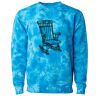 Unisex Midweight Tie-Dyed Crewneck Sweatshirt Thumbnail