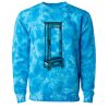 Unisex Midweight Tie-Dyed Crewneck Sweatshirt Thumbnail