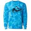 Unisex Midweight Tie-Dyed Crewneck Sweatshirt Thumbnail
