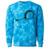 Unisex Midweight Tie-Dyed Crewneck Sweatshirt Thumbnail