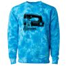 Unisex Midweight Tie-Dyed Crewneck Sweatshirt Thumbnail