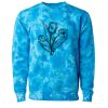 Unisex Midweight Tie-Dyed Crewneck Sweatshirt Thumbnail