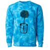 Unisex Midweight Tie-Dyed Crewneck Sweatshirt Thumbnail