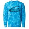 Unisex Midweight Tie-Dyed Crewneck Sweatshirt Thumbnail