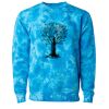 Unisex Midweight Tie-Dyed Crewneck Sweatshirt Thumbnail