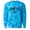 Unisex Midweight Tie-Dyed Crewneck Sweatshirt Thumbnail