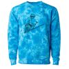 Unisex Midweight Tie-Dyed Crewneck Sweatshirt Thumbnail