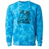 Unisex Midweight Tie-Dyed Crewneck Sweatshirt Thumbnail
