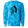 Unisex Midweight Tie-Dyed Crewneck Sweatshirt Thumbnail