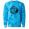 Unisex Midweight Tie-Dyed Crewneck Sweatshirt Thumbnail