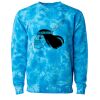 Unisex Midweight Tie-Dyed Crewneck Sweatshirt Thumbnail