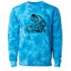 Unisex Midweight Tie-Dyed Crewneck Sweatshirt Thumbnail