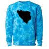 Unisex Midweight Tie-Dyed Crewneck Sweatshirt Thumbnail