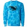 Unisex Midweight Tie-Dyed Crewneck Sweatshirt Thumbnail