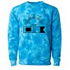 Unisex Midweight Tie-Dyed Crewneck Sweatshirt Thumbnail