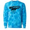 Unisex Midweight Tie-Dyed Crewneck Sweatshirt Thumbnail