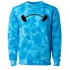 Unisex Midweight Tie-Dyed Crewneck Sweatshirt Thumbnail