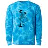 Unisex Midweight Tie-Dyed Crewneck Sweatshirt Thumbnail