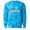 Unisex Midweight Tie-Dyed Crewneck Sweatshirt Thumbnail