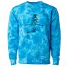 Unisex Midweight Tie-Dyed Crewneck Sweatshirt Thumbnail