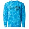 Unisex Midweight Tie-Dyed Crewneck Sweatshirt Thumbnail