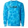 Unisex Midweight Tie-Dyed Crewneck Sweatshirt Thumbnail