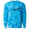Unisex Midweight Tie-Dyed Crewneck Sweatshirt Thumbnail