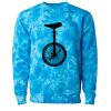 Unisex Midweight Tie-Dyed Crewneck Sweatshirt Thumbnail