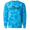 Unisex Midweight Tie-Dyed Crewneck Sweatshirt Thumbnail