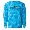 Unisex Midweight Tie-Dyed Crewneck Sweatshirt Thumbnail