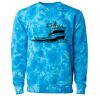 Unisex Midweight Tie-Dyed Crewneck Sweatshirt Thumbnail