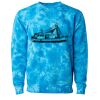 Unisex Midweight Tie-Dyed Crewneck Sweatshirt Thumbnail