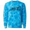 Unisex Midweight Tie-Dyed Crewneck Sweatshirt Thumbnail