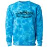 Unisex Midweight Tie-Dyed Crewneck Sweatshirt Thumbnail