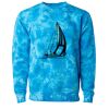 Unisex Midweight Tie-Dyed Crewneck Sweatshirt Thumbnail