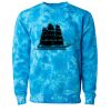 Unisex Midweight Tie-Dyed Crewneck Sweatshirt Thumbnail