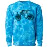 Unisex Midweight Tie-Dyed Crewneck Sweatshirt Thumbnail