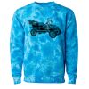 Unisex Midweight Tie-Dyed Crewneck Sweatshirt Thumbnail