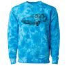 Unisex Midweight Tie-Dyed Crewneck Sweatshirt Thumbnail